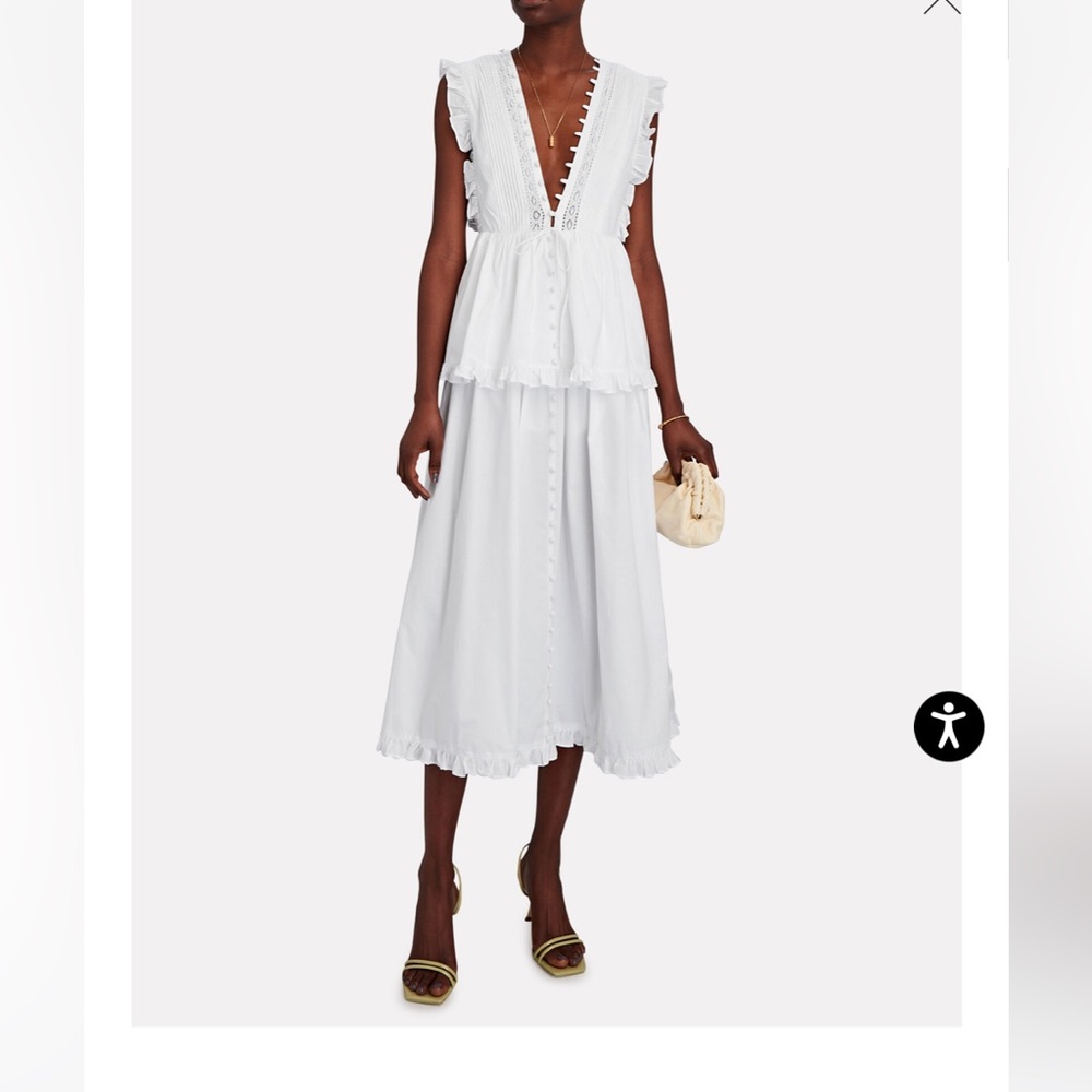 JOSLIN LAYLA ORGANIC COTTON MIDI DRESS